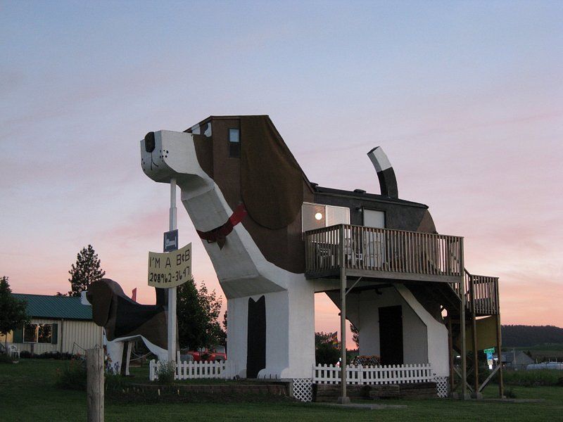 Dog Bark Park Inn, unique hotels in Cottonwood, Idaho, USA