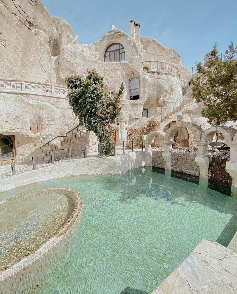 Gamirasu Cave Hotel, unique hotels in Cappadocia, Turkey